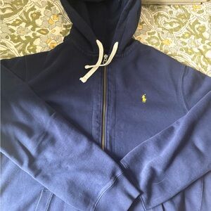 Polo by Ralph Lauren Men's Navy Blue Hoodie Sweater -XXL